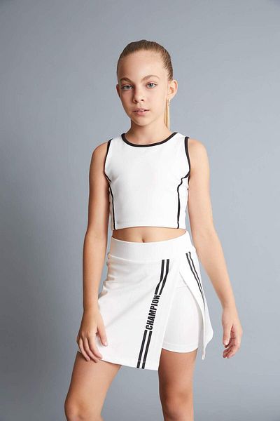 DeFacto Girl's Printed Shorts Skirt D2344A824Sm