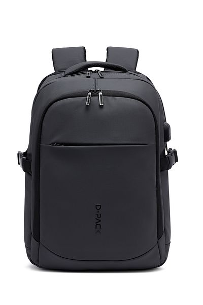 Derimod D-Pack Gray Technological Fabric Backpack 23Sbd30086F