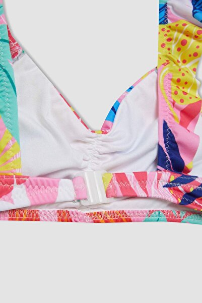 DeFacto Kız Çocuk Desenli Bikini Takımı C4156A824HS