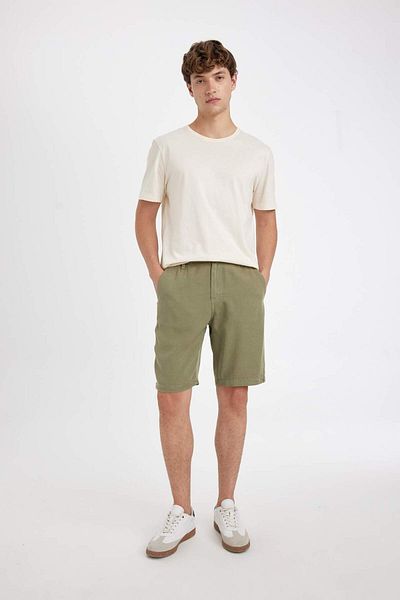 DeFacto Bermudashorts mit normaler Passform – gerades Bein C7800AX24SM