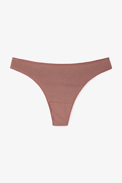 Penti Chiloți tanga din 3 piese cu model leopard cu talie joasă
