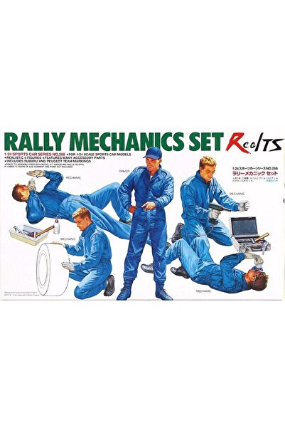 TAMIYA 1/24 RaIIy Mechanics Team Set Plastik Maket Kiti, Demonte Hobi Seti