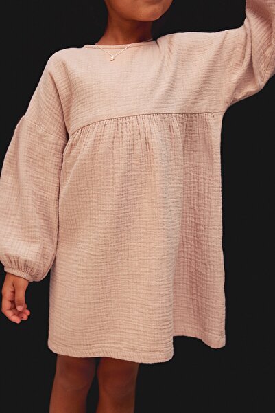 H&M Pamuklu Muslin Elbise