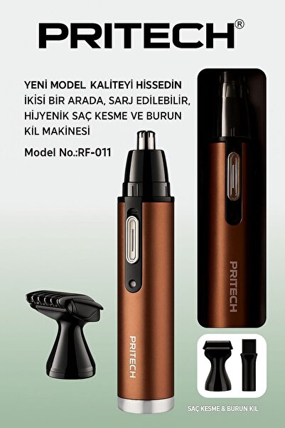 Pritech Hijyenik Saç Kesme Ve Burun Kıl Makinası Yeni Model Kaliteyi Hissedin