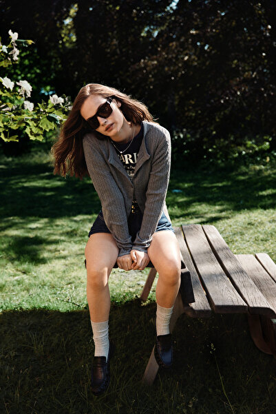 H&M Saç Örgüsü Hırka