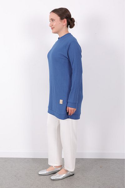 Linvey Comfortable Seasonal Daily Wrinkle Fabric Short Sleeve Sports Tunic