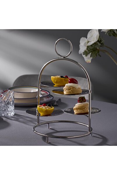 Jumbo Alula Standlı Kek Servislik 30x27,5x32,5 cm