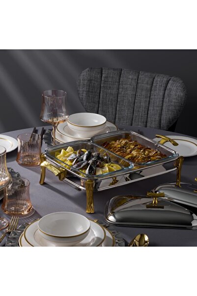 Jumbo Herencia Gold Isıtmalı Servis Seti 2*1,5 Litre