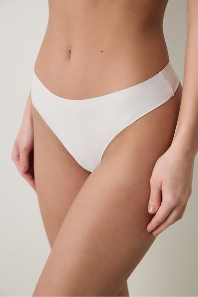 Penti Invisible Laser Cut Tanga Beige Panties