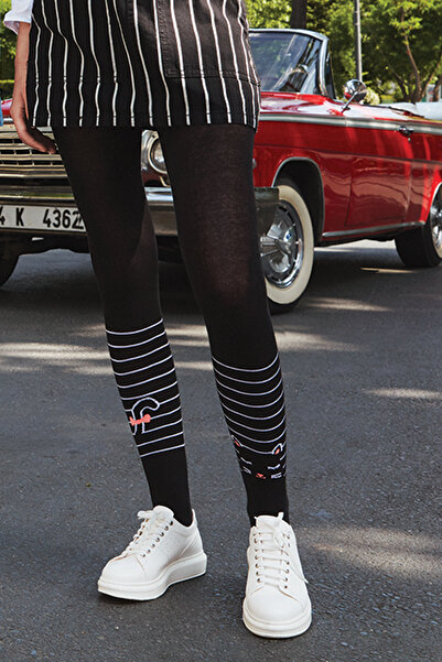 Penti جوارب طويلة سوداء من Miow