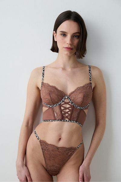 Penti Μπουστάκι Leo Wire Brown