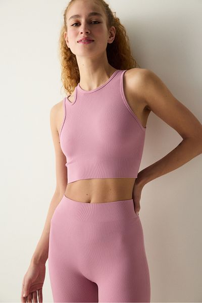 Penti Rosa nahtloses nahtloses asymmetrisches Oberteil