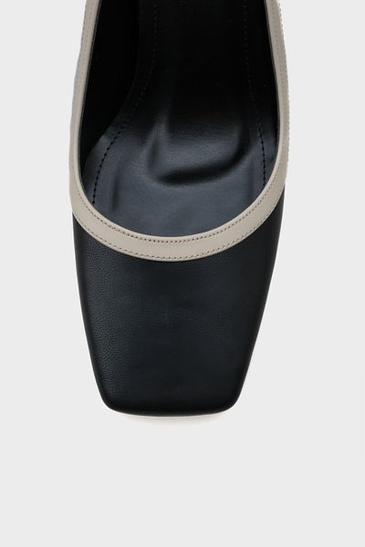 Capone Outfitters Penny Blunt Toe Mid Heeled Buckle Women's Shoes