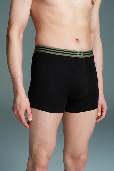 Penti Men's Black Line 3-Piece Multicolor Boxers