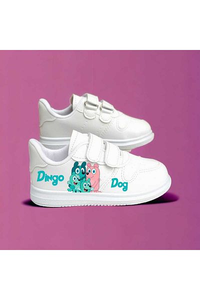 LİASSHOES câine galben câine albastru pantofi sport pentru copii imprimați în familie