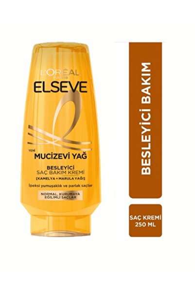 ELSEVE Mucizevi Yağ Saç Bakım Seti ve Şampuan Fırçası