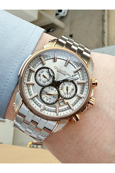 Quantum Çelik Kasa Fonksiyonel Erkek Kol Saati