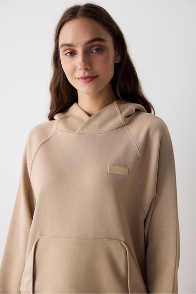 Penti Beige Quilted Detail Marita Sweatshirt - Saude Collection