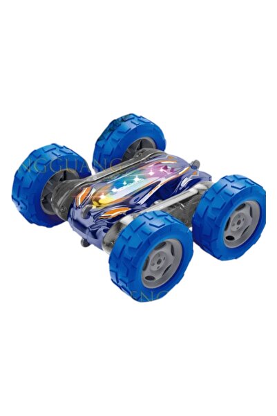 Pshoplay Çift Taraflı Işıklı Şarjlı Akrobat RC Araba – 360° Takla Atan Uzaktan Kumandalı Oyuncak