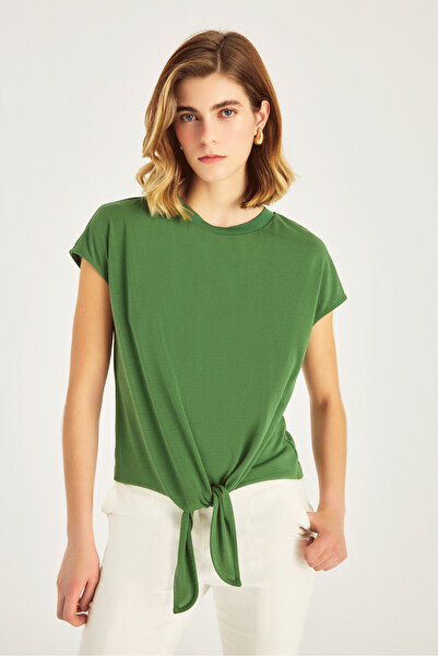 Naramaxx Önü Bağlamalı Örme Bluz