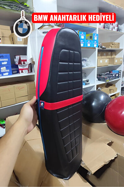 HZN MOTOR Cg Kesik Sele Koltuk Kırmızı - BMW ANAHTARLIK HEDİYELİ