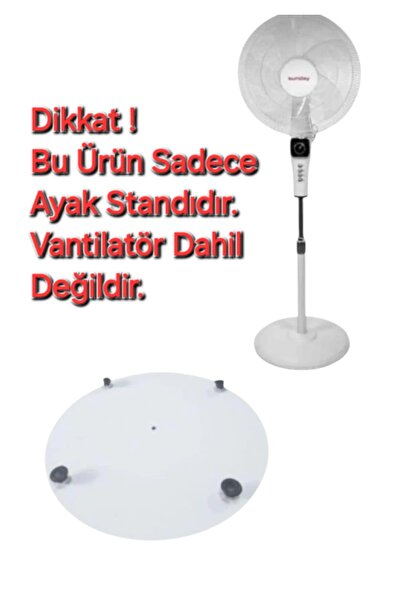 SÜPÜRGE ATÖLYESİ Sunday Erciyes Vantilatör Ayak Standı (BEYAZ)