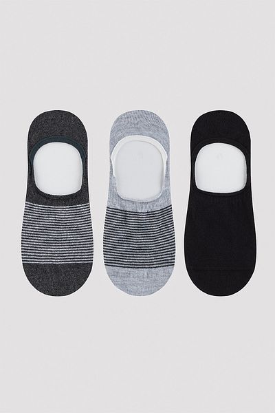 Penti Multicolored E. Basic 3-Piece Ballerina Socks