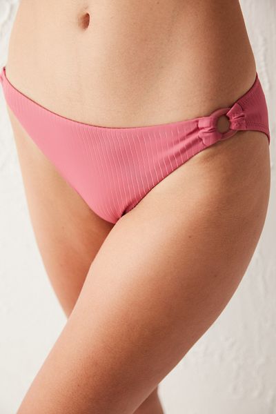 Penti Jerry Dark Pink Side Bikini Bottom - Accessory Detailed