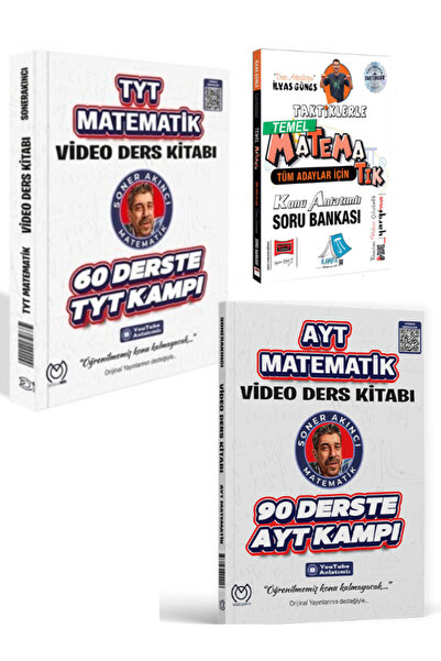 Orijinal Yayınları Orijinal Meta TYT AYT Matematik Video Ders Kitabı Derste T...