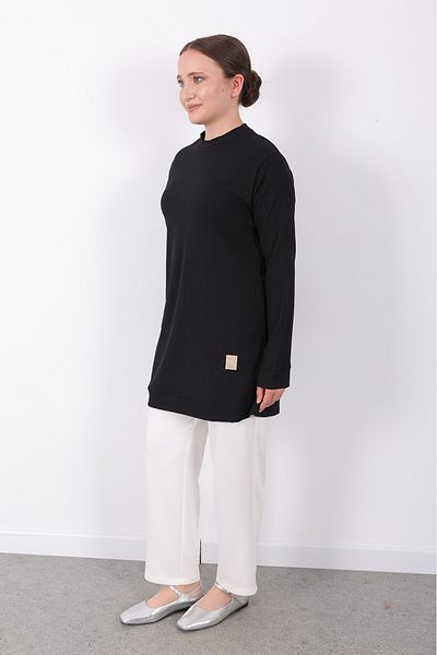 Linvey Comfortable Seasonal Daily Wrinkle Fabric Short Sleeve Sports Tunic