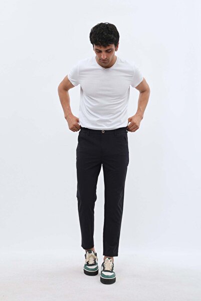 Jeanspro Technical Stretch-Blend Pants with Zip Pocket - Navy