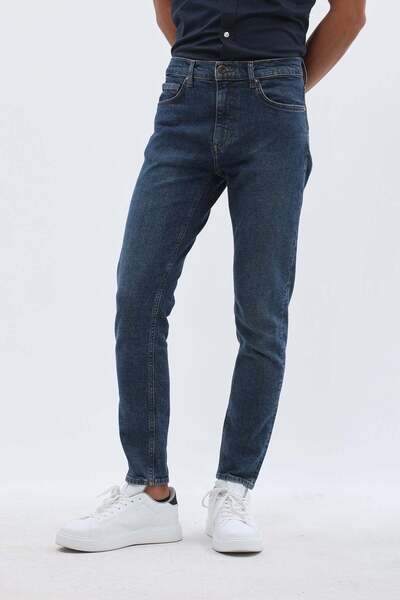 Jeanspro Boyfriend Slim Fit Jeans - Dark Blue