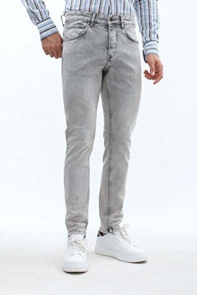 Jeanspro Slim Fit Jeans - Light Gray Wash