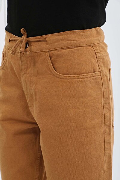 Jeanspro شورت قطني 100% - لون الخردل