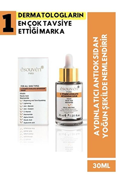 Esouven Cosmetics C-VİTAMİNİ NİACİNAMİDE&ARBUTİN&FERULİC ACİD AYDINLATICI- PA...