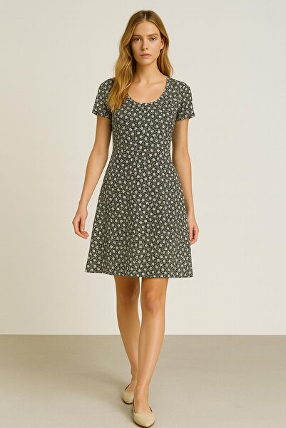 COTENCONCEPT Φόρεμα 2 τεμαχίων ντραπέ Άνετο χτενισμένο βαμβακερό ύφασμα