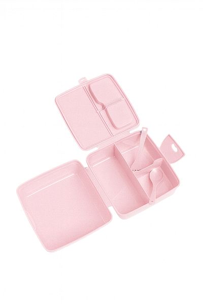 Gondol Pink Lockable 3 Compartment Lunch Box Children's Breakfast Student School Picnic Meal Bag