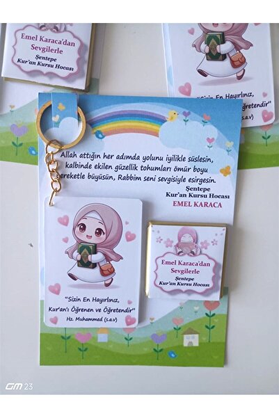 hediyeall FARKLI AVM Kur'an Kursu Hediyesi, Kur'an Kursu Hatırası Anahtarlık ...