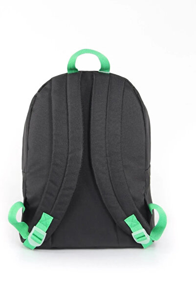 United Colors of Benetton Σχολικό Σακίδιο Πλάτης "Πράσινο" Μαύρο / 03805