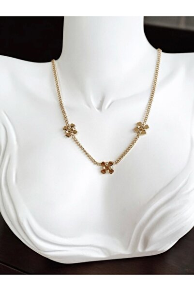 KANERUZ Gold Color Special Design Tarnish-Free Steel Necklace