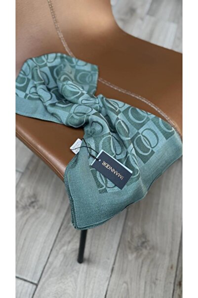 Imannoor İmannoor Dama Desen Naia Pamuk Şal Petrol