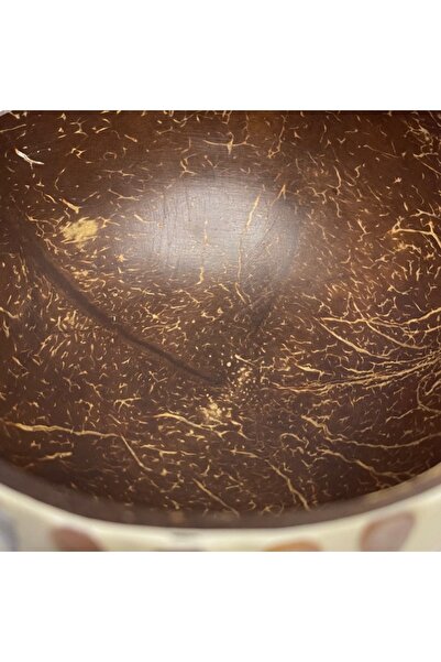 Coconut Products Mother of Pearl Coated Handmade Coconut Bowl and Bowl Pad - Coconut Bowl - Snack Bowl