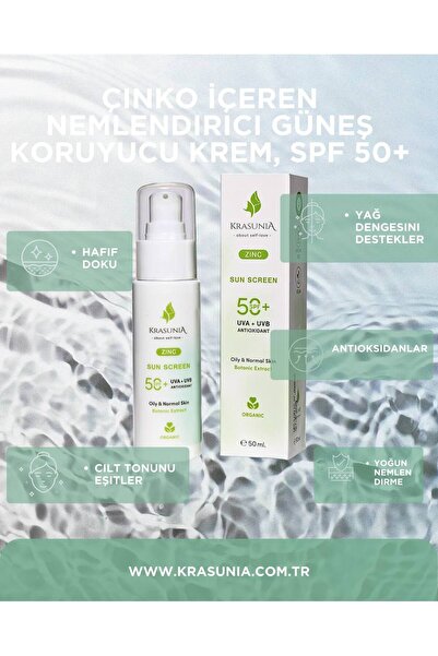 Krasunia Kozmetik Çinko Balance SPF Kremi