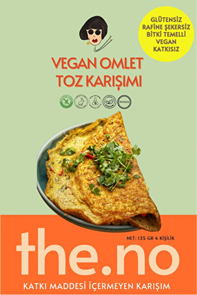 THENO Glütensiz Vegan Omlet Toz Karışımı 2x4 Kişilik