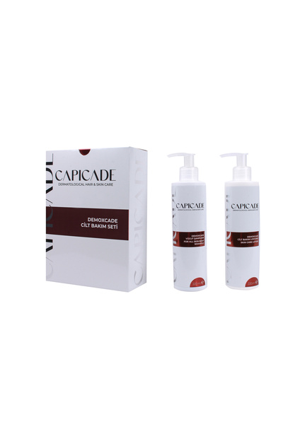 Capicade Demoxcade Cilt Bakım Seti ( Şampuan + Losyon ) 220+220 Ml