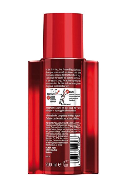 ALPECİN Doubleeffect Dökülme&kepek Karşıtı Şampuan 200ml Caffeine Liquid-dökülme Karşıtı Losyon 200 ml