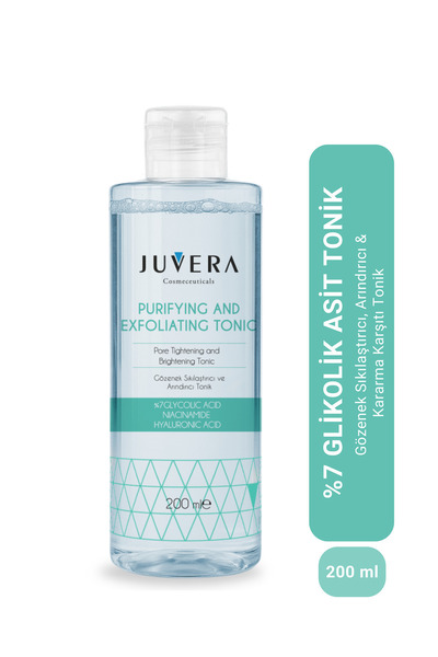 JUVERA Cosmeceuticals Glikolik Asit + Salisilik Asit Tonik Seti