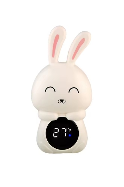 TechStore Pil Hediyeli Bebekler için Su Sıcaklığı Ölçer Bebek Banyo Termometr...