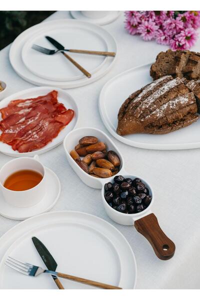 The Mia Woody Porcelain Service 35x10 cm