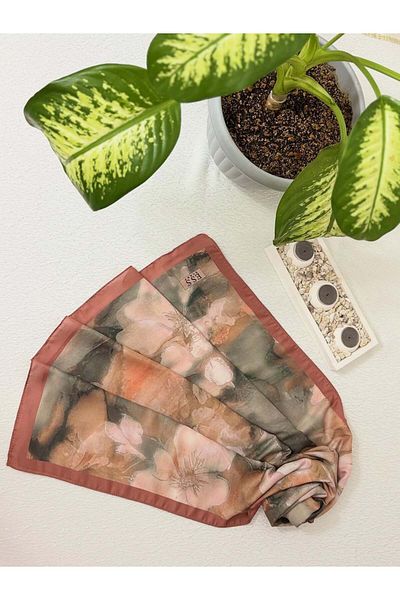 Ess Scarfs Tie-Dye Pattern Cotton Shal